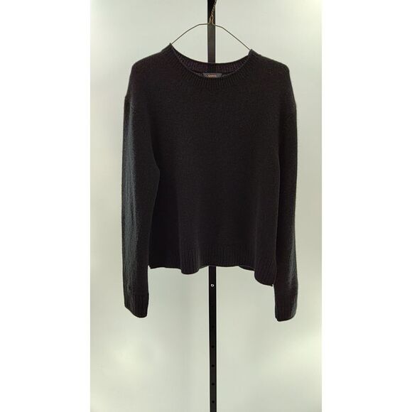 Quince Sweaters - Quince Women Mongolian Cashmere Boxy Crewneck Sweater Black S